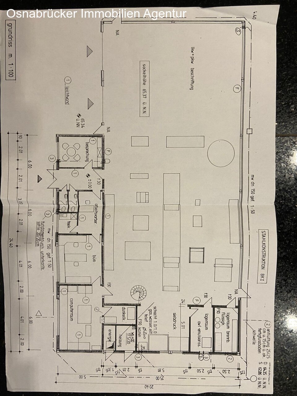 Moderne Gewerbehalle mit vielen Nutzungsmöglichkeiten