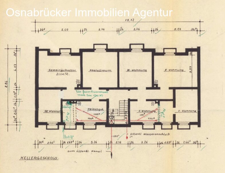 Grundriss Keller